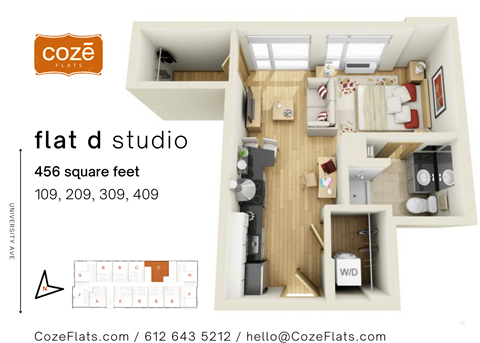 Flat D Studio